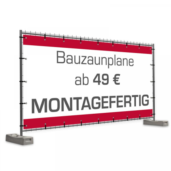 Bauzaunbanner | Bauzaunplane | Mesh | Meshbanner | Bauzaun-Banner | Superprint24.de